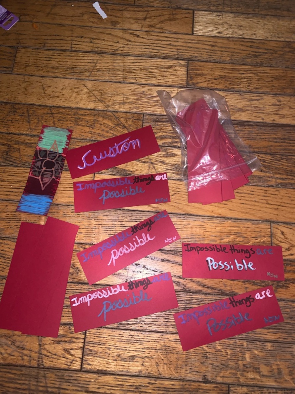 Customize bookmarks art by me 2 for 10 - Picture 7 of 9